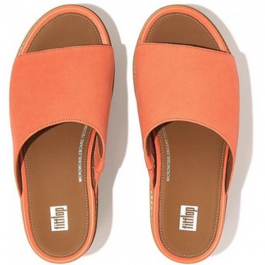 SANDALIAS FITFLOP ELOISE CORK-WRAP SUED GC6 SUNSHINE_ORANGE