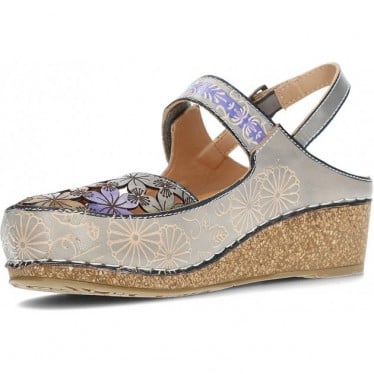 SANDALIAS LAURA VITA FACSCINEO0121 GRIS