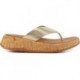 SANDALIAS FITFLOP FT7 F-MODE LTH PLATINO