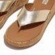 SANDALIAS FITFLOP FT7 F-MODE LTH PLATINO