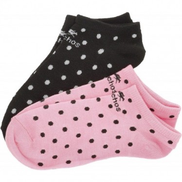 CALCETINES Y MEDIAS FLUCHOS CA011 BLACK_PINK