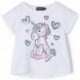 CAMISETA CONGUITOS UNICORNIO MVC-50022 BLANCO