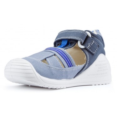 SANDALIAS BIOMECANICS LONA BEBÉ MAX AZUL_MARINO