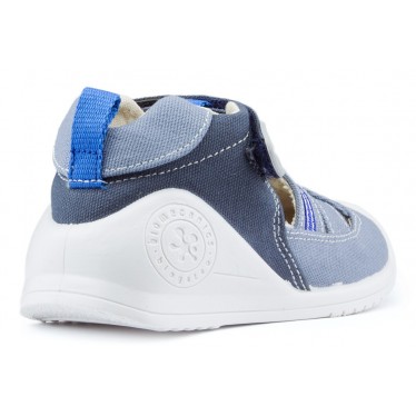 SANDALIAS BIOMECANICS LONA BEBÉ MAX AZUL_MARINO