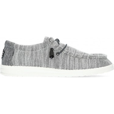 ZAPATOS DUDE WALLY STRETCH GRIS