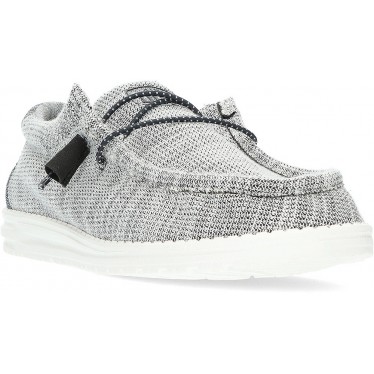 ZAPATOS DUDE WALLY STRETCH GRIS