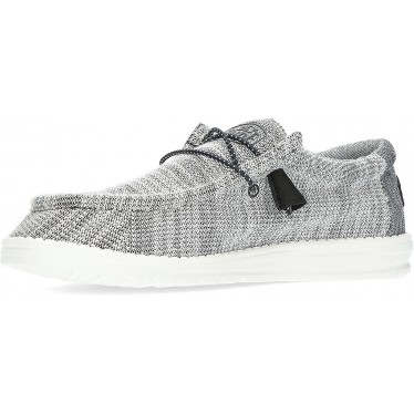 ZAPATOS DUDE WALLY STRETCH GRIS