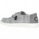 ZAPATOS DUDE WALLY STRETCH GRIS