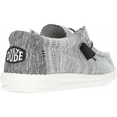 ZAPATOS DUDE WALLY STRETCH GRIS