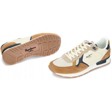 DEPORTIVA PEPE JEANS BRIT MIX M PMS40006 BROWN