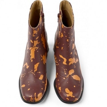 BOTINES CAMPER KIARA MOTAS K400637 BURDEOS_MOTEADO_006