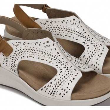 SANDALIA FLUCHOS TIBET F1481 BLANCO