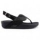 SANDALIAS FITFLOP PAISLEY ROPE BACK STRAP BLACK