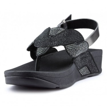 SANDALIAS FITFLOP PAISLEY ROPE BACK STRAP BLACK