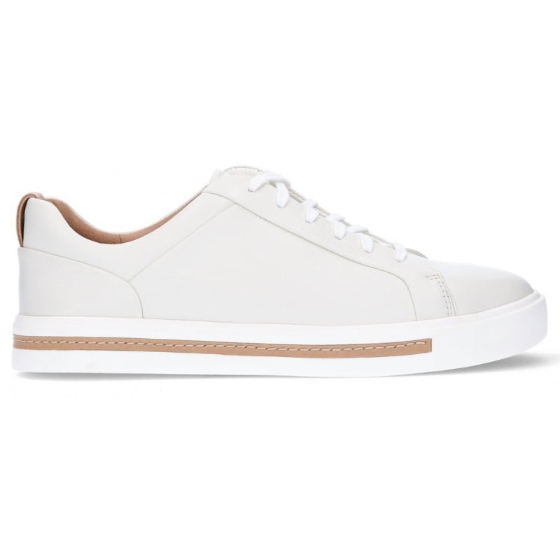ZAPATILLAS CLARKS UN MAUI LACE W ANCHO NORMAL BLANCO