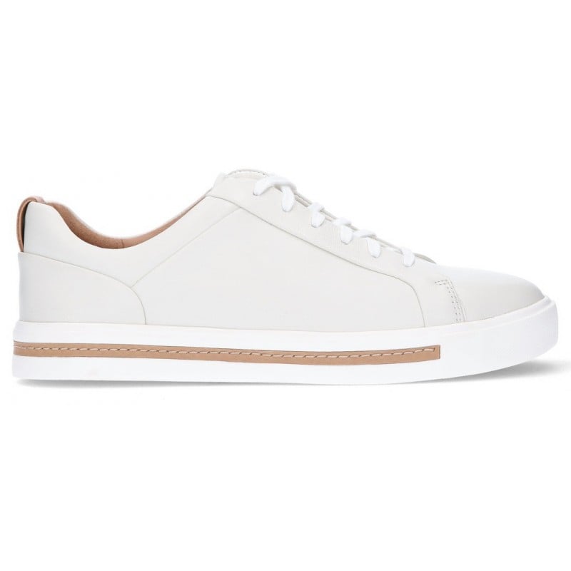 ZAPATILLAS CLARKS UN MAUI LACE W ANCHO NORMAL BLANCO