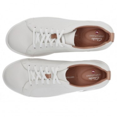 ZAPATILLAS CLARKS UN MAUI LACE W ANCHO NORMAL BLANCO