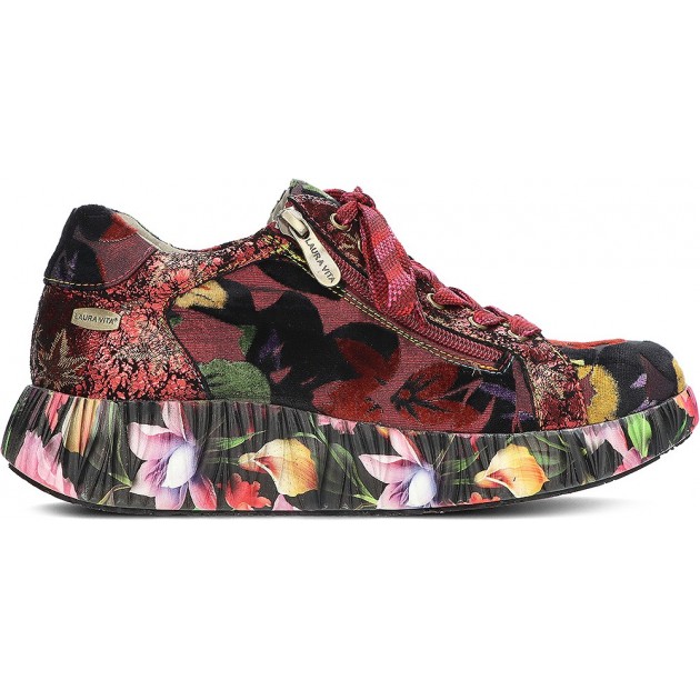 ZAPATOS LAURA VITA NIKITO 04 FLORAL_GRANATE ZAPATOS LAURA VITA NIKITO 04 FLORAL_GRANATE
