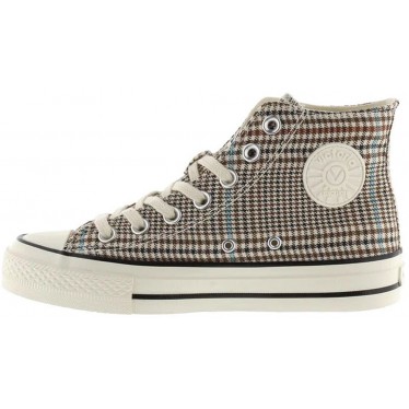 BOTIN VICTORIA 1057104 TRIBU BRILLO CUADROS TAUPE