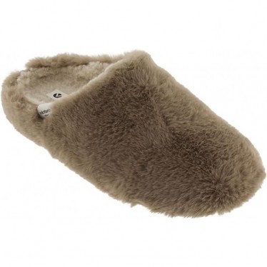 PANTUFLAS VICTORIA 1081101 PELO SOFT MARRON