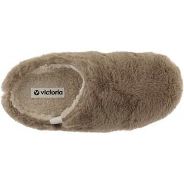 PANTUFLAS VICTORIA 1081101 PELO SOFT MARRON