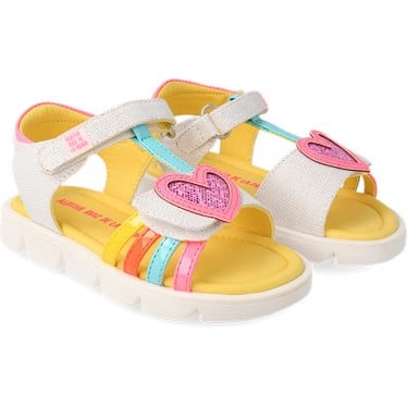 SANDALIA AGATHA RUIZ DE LA PRADA CORAZON 232956 BLANCO