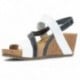 INTERBIOS SANDALIAS COMODAS CUÑA 2019 BLANCO_AZUL