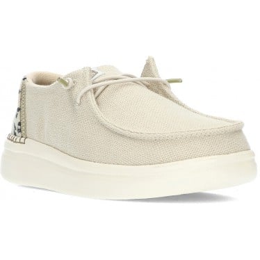 ZAPATOS DUDE WENDY RISE LEO 40204 CREAM