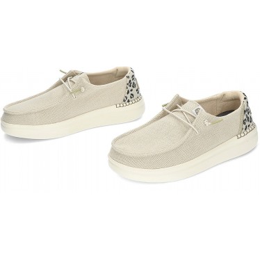 ZAPATOS DUDE WENDY RISE LEO 40204 CREAM