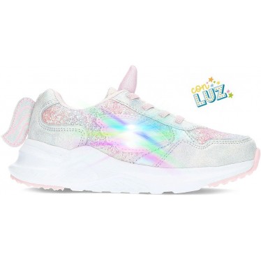 SNEAKER CONGUITOS UNICORNIO CON LUZ NV126109 WHITE_PINK