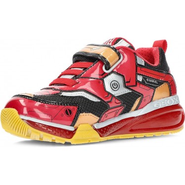 SNEAKERS GEOX IRON MAN J35FEC AVENGERS RED