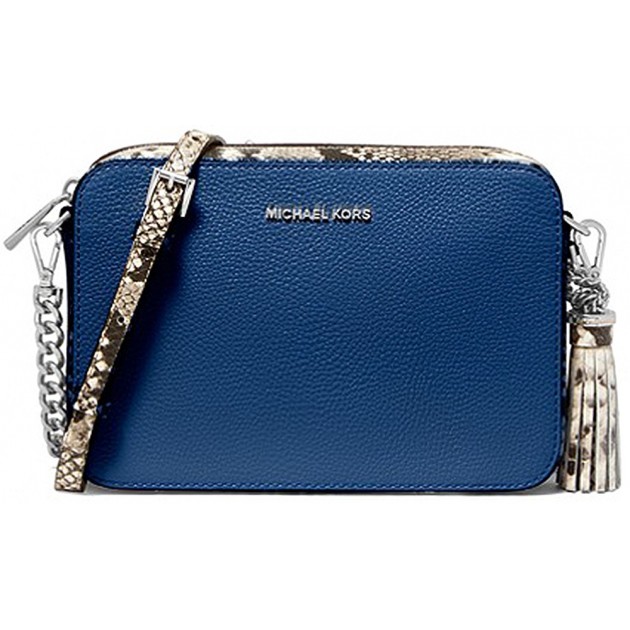 BANDOLERA MICHAEL KORS GINNY BLUE BANDOLERA MICHAEL KORS GINNY BLUE