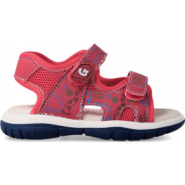 SANDALIAS DEPORTIVAS GARVALIN 232806 PRINT ROJO