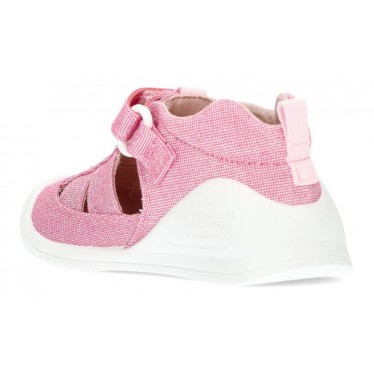 SANDALIAS BIOMECANICS LONA BEBÉ 212213 FUCSIA