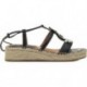 SANDALIAS MARIAMARE COTTON 68253 BLACK