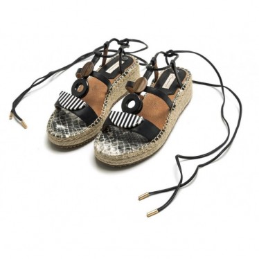 SANDALIAS MARIAMARE COTTON 68253 BLACK
