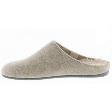 PANTUFLAS VICTORIA NORTE FIELTRO 1081100 BEIGE