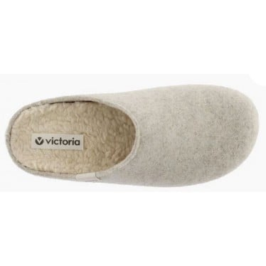 PANTUFLAS VICTORIA NORTE FIELTRO 1081100 BEIGE