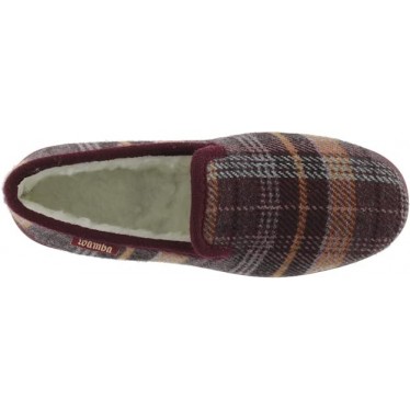 PANTUFLAS VICTORIA WAMBA BORREGUITO 200251 BURDEOS