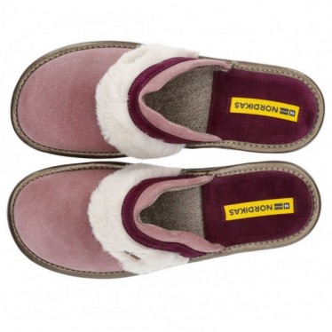 PANTUFLAS NORDIKAS AFELPADO TOP LINE 1748 MALVA