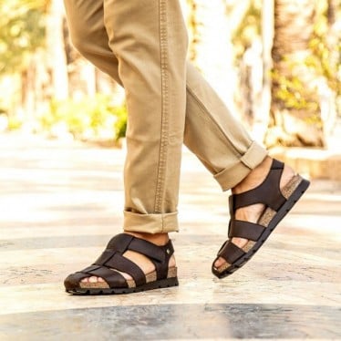 SANDALIAS PANAMA JACK STANLEY BROWN