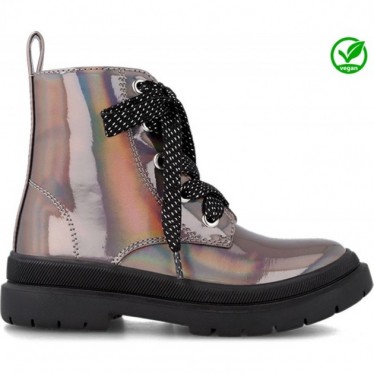 BOTINES GARVALIN METALIZADO 231561-A PLATA