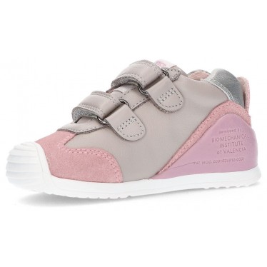 BOTINES BIOMECANICS BEBE NIÑA DEPORTIVA 2021 GRIS