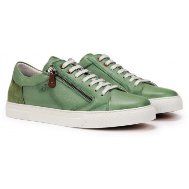 ZAPATOS DE HOMBRE FLUCHOS INDIOS F1410 VERDE