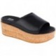 SANDALIAS FITFLOP ELOISE CORK WRAP LTHR WG SLIDE FT5 BLACK