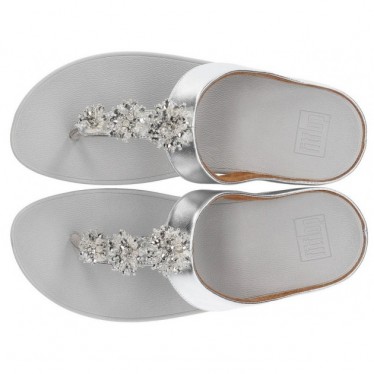 SANDALIAS FITFLOP GALAXY TOE-THONGS SILVER