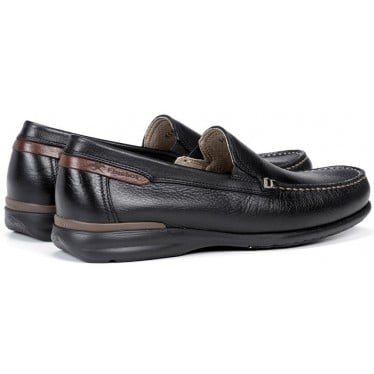 FLUCHOS 8682 TORNADO ORION MOCASIN HOMBRE NEGRO