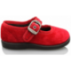 ZAPATILLAS VULLADI TERCIOPELO 1210 ROJO