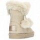 BOTA AUSTRALIANA CONGUITOS BREAKWALK FUR POMPOM BEIG