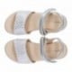 SANDALIA GEOX HAITI J028ZA SILVER